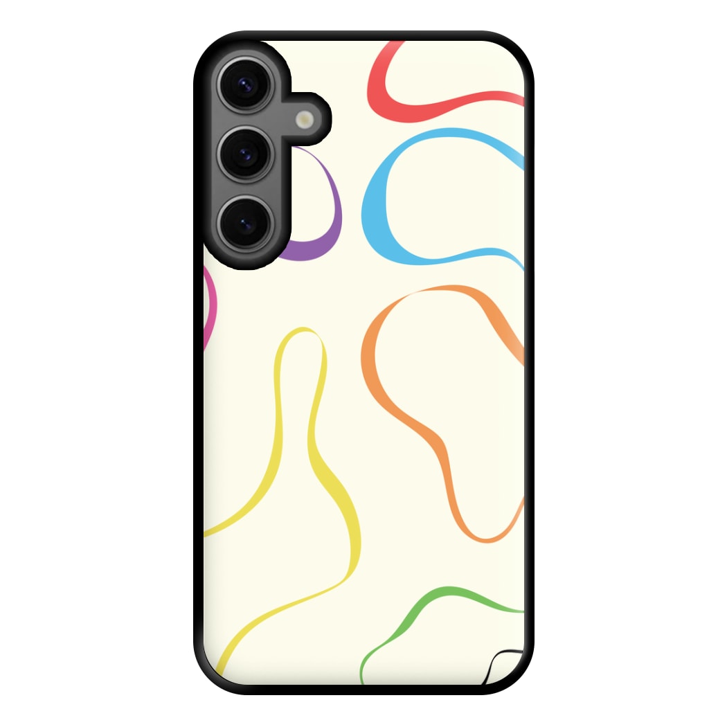 Rainbow Ribbons Phone Case for Galaxy S23FE