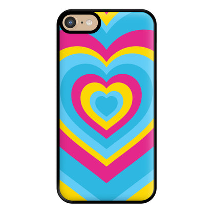 Pansexual Pride Heart Phone Case for iPhone 6 / 7 / 8 / SE