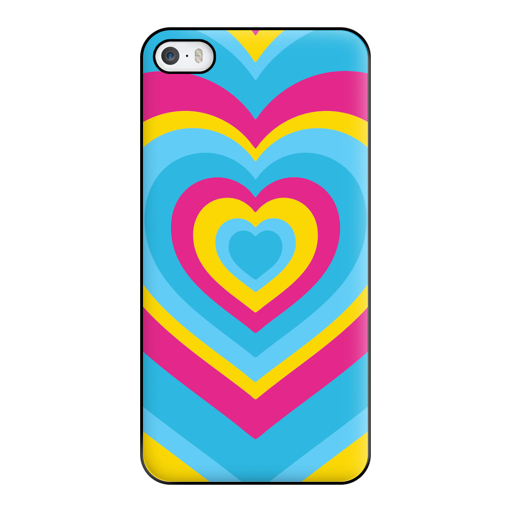 Pansexual Pride Heart Phone Case for iPhone 5 / 5s / SE 2016