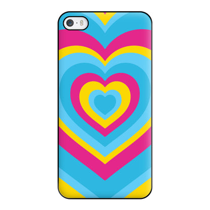 Pansexual Pride Heart Phone Case for iPhone 5 / 5s / SE 2016