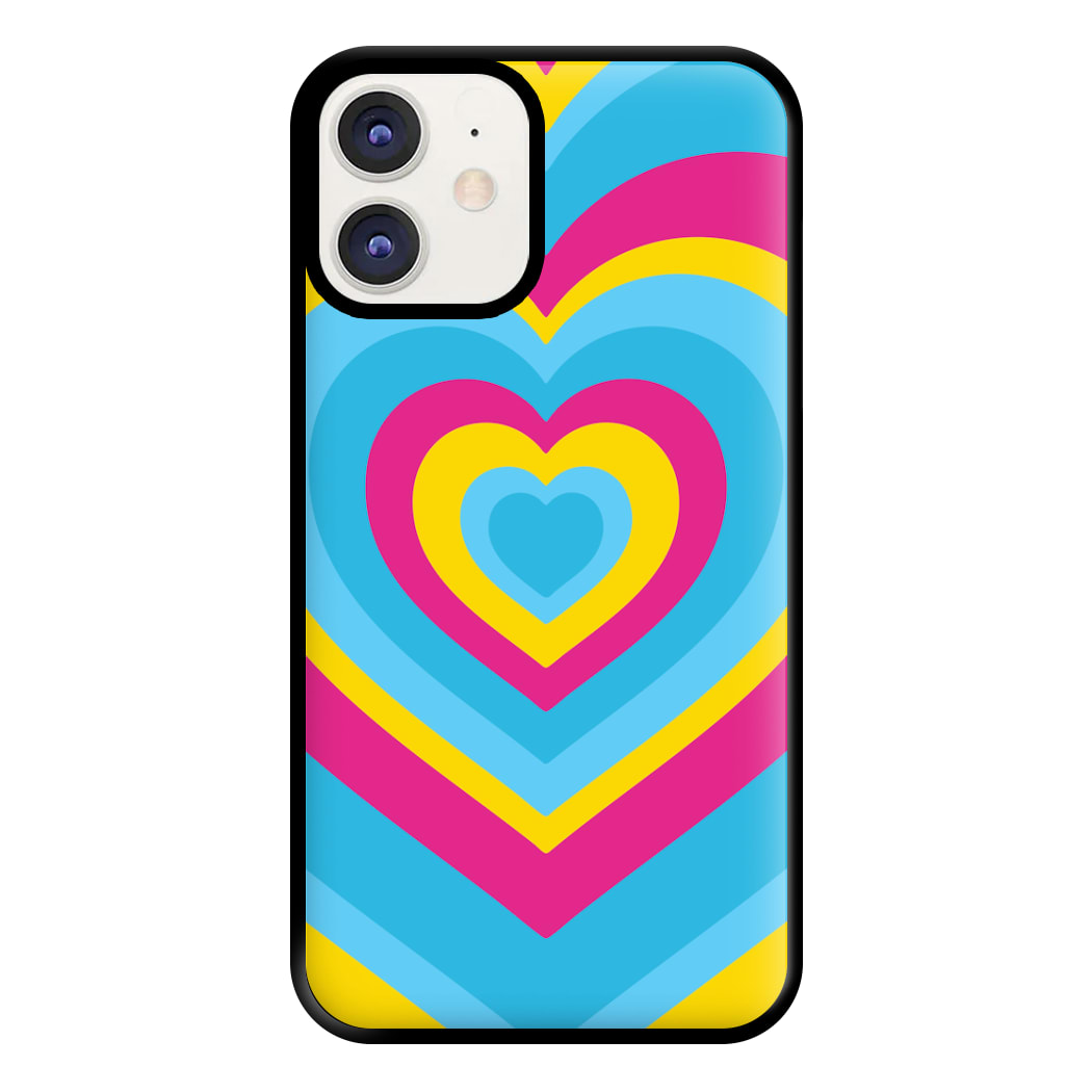 Pansexual Pride Heart Phone Case for iPhone 11