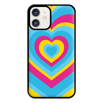 Pansexual Pride Heart Phone Case for iPhone 11