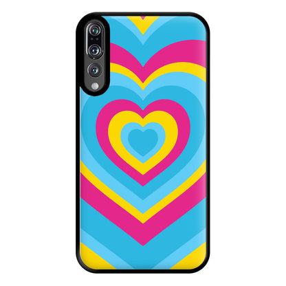 Pansexual Pride Heart Phone Case for Huawei P20 Pro