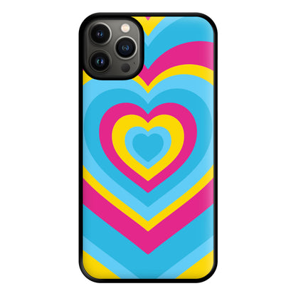 Pansexual Pride Heart Phone Case for iPhone 13