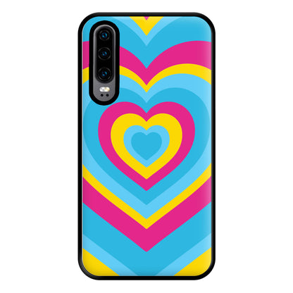 Pansexual Pride Heart Phone Case for Huawei P30