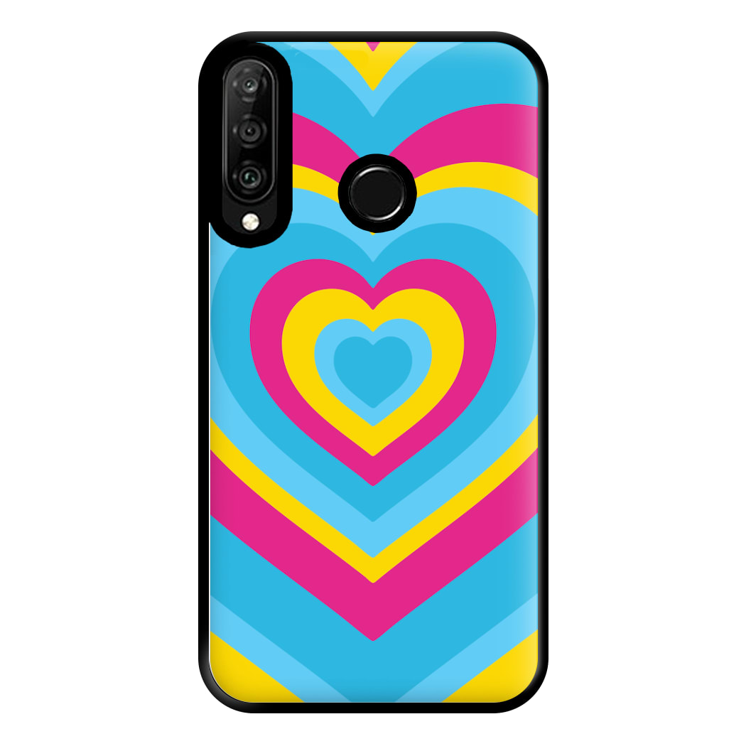 Pansexual Pride Heart Phone Case for Huawei P30 Lite