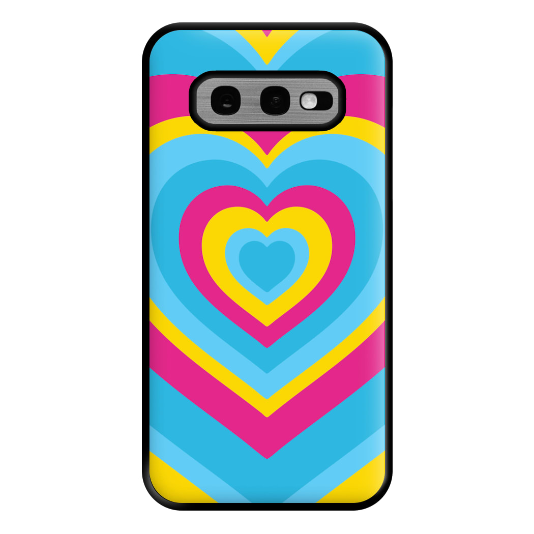 Pansexual Pride Heart Phone Case for Galaxy S10e