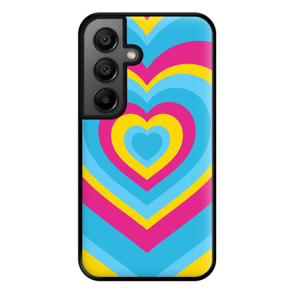 Pansexual Pride Heart Phone Case for Google Pixel 8