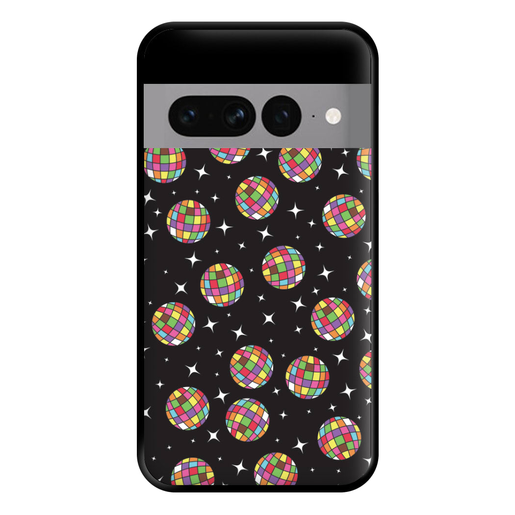 Rainbow Discoballs Phone Case for Google Pixel 7 Pro