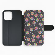 Rainbow Discoballs Flip / Wallet Phone Case 2