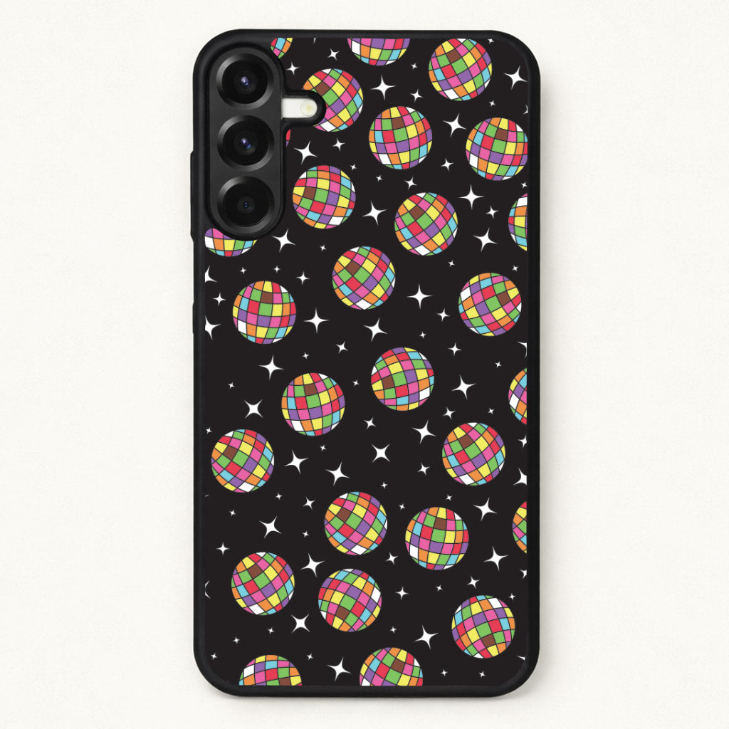Rainbow Discoballs Phone Case for Galaxy A17