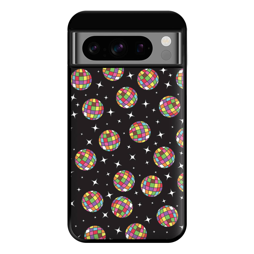 Rainbow Discoballs Phone Case for Google Pixel 8 Pro