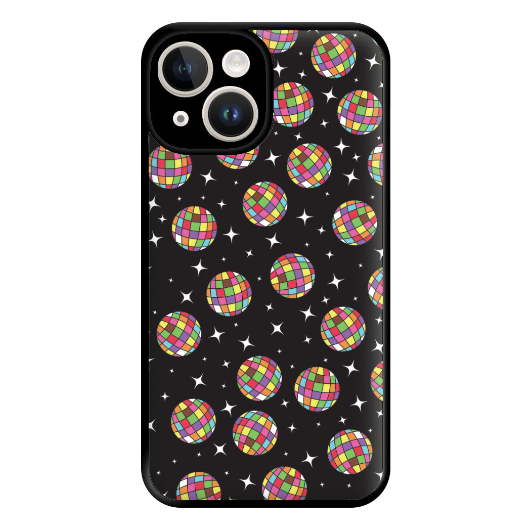 Rainbow Discoballs Phone Case for iPhone 14