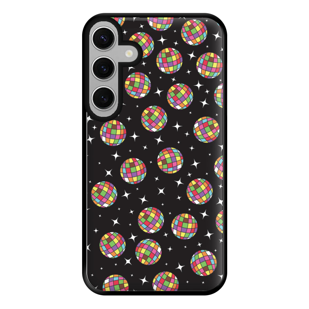 Rainbow Discoballs Phone Case for Galaxy S24FE