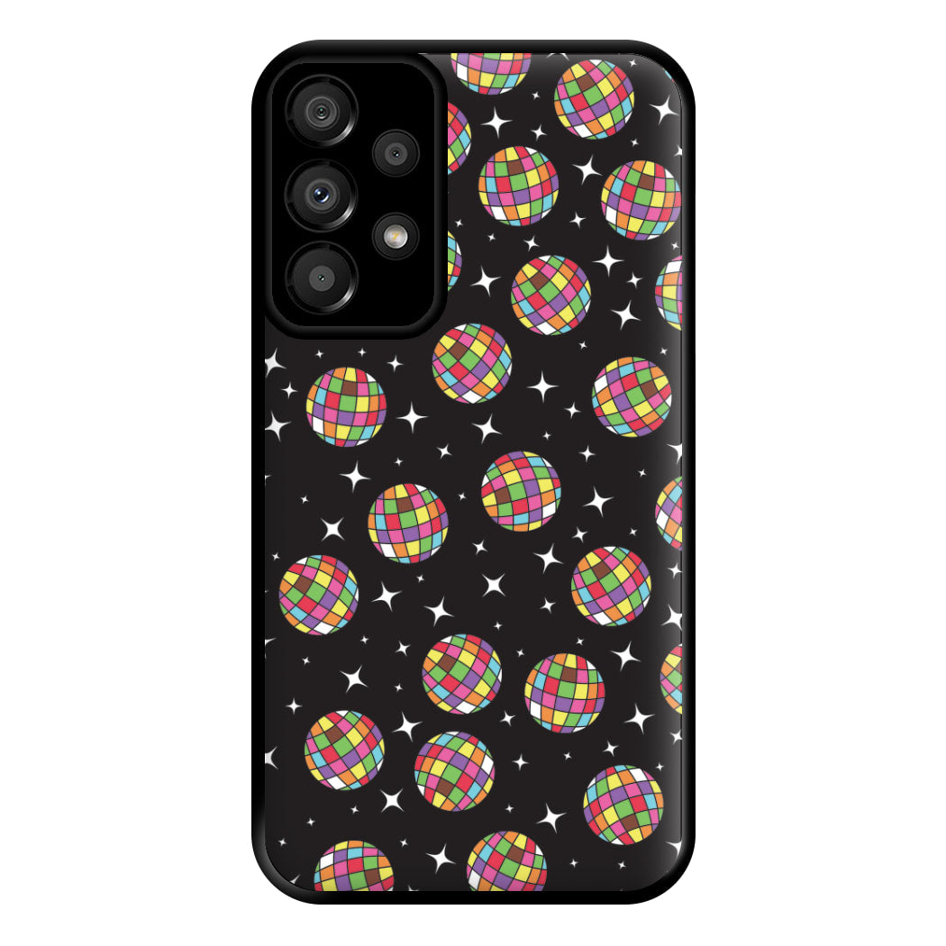 Rainbow Discoballs Phone Case for Galaxy A33