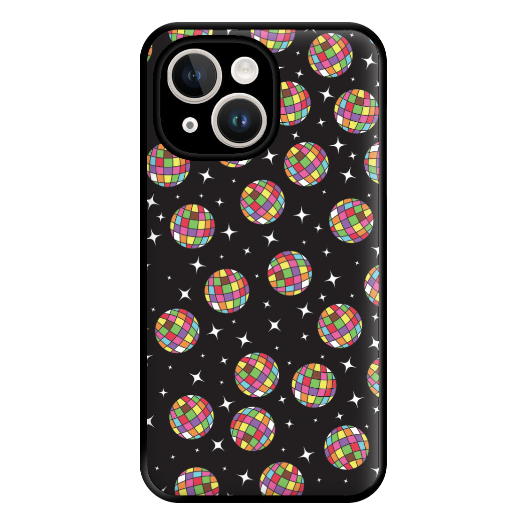 Rainbow Discoballs Phone Case for iPhone 14 Plus