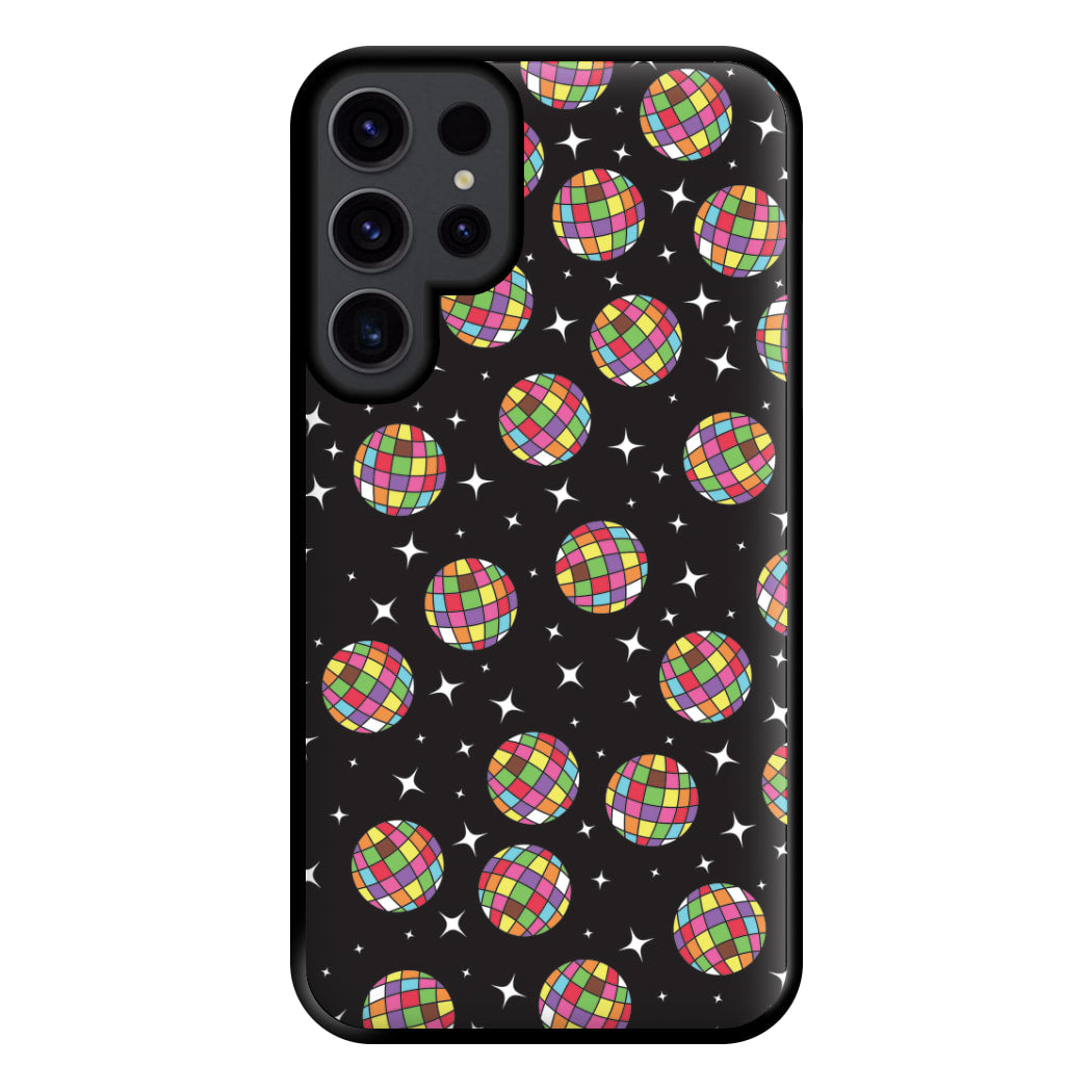 Rainbow Discoballs Phone Case for Galaxy S23 Ultra