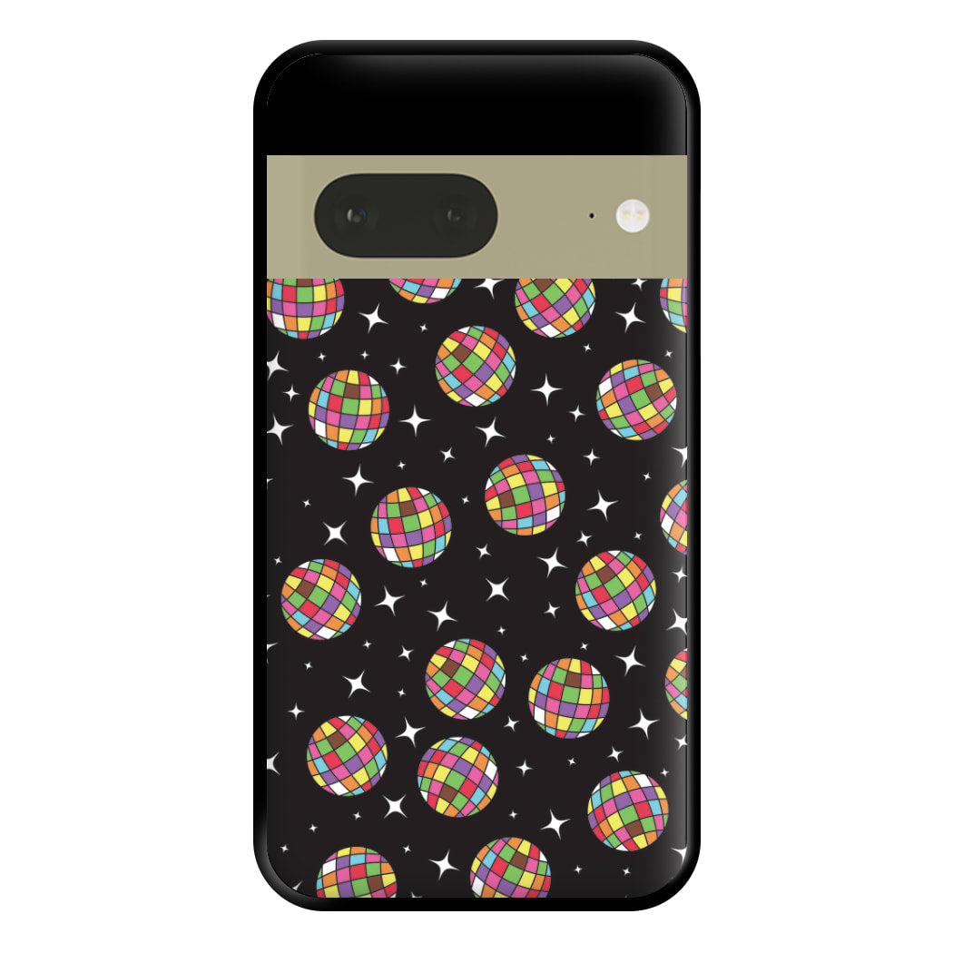 Rainbow Discoballs Phone Case for Google Pixel 7a