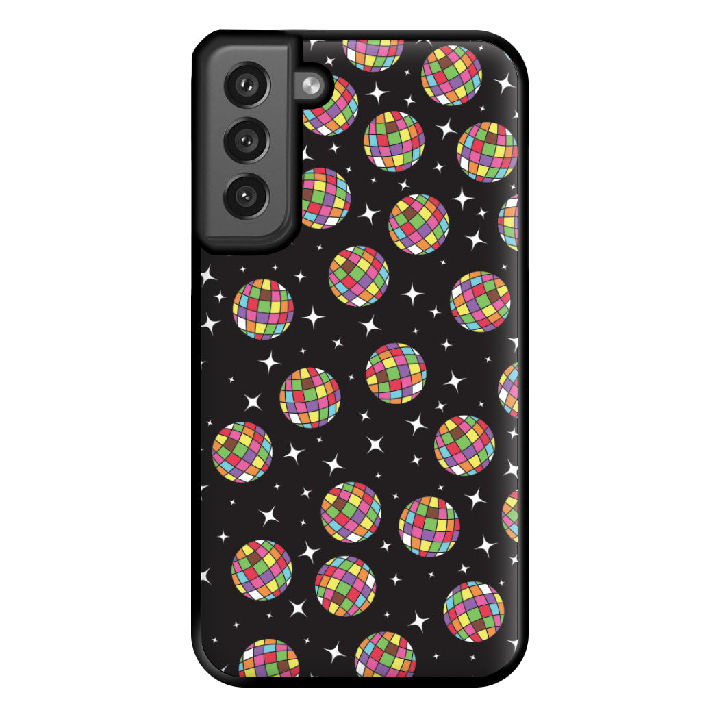 Rainbow Discoballs Phone Case for Galaxy S21FE