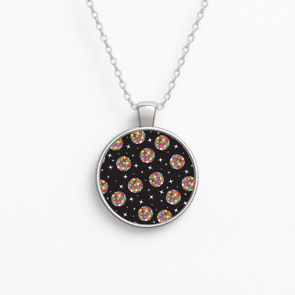 Rainbow Discoballs Necklace