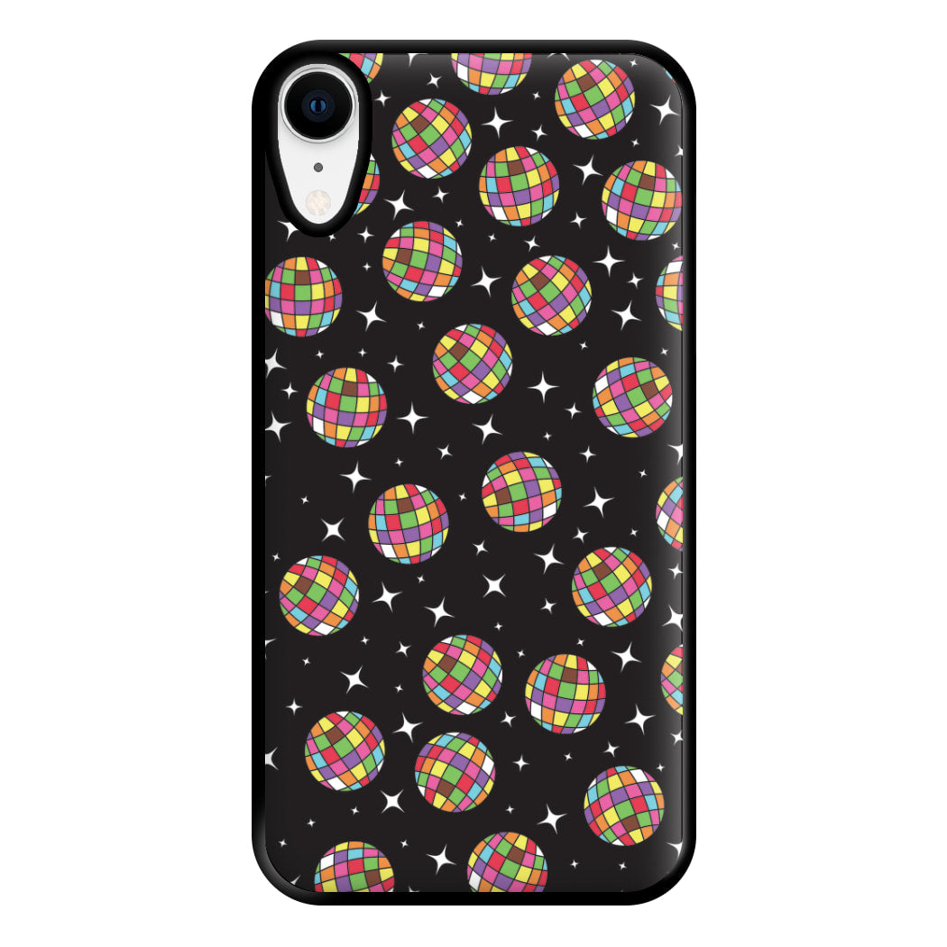 Rainbow Discoballs Phone Case for iPhone XR