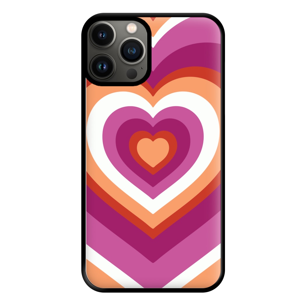 Lesbian Pride Heart Phone Case for iPhone 11 Pro Max