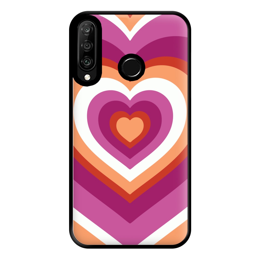 Lesbian Pride Heart Phone Case for Huawei P30 Lite