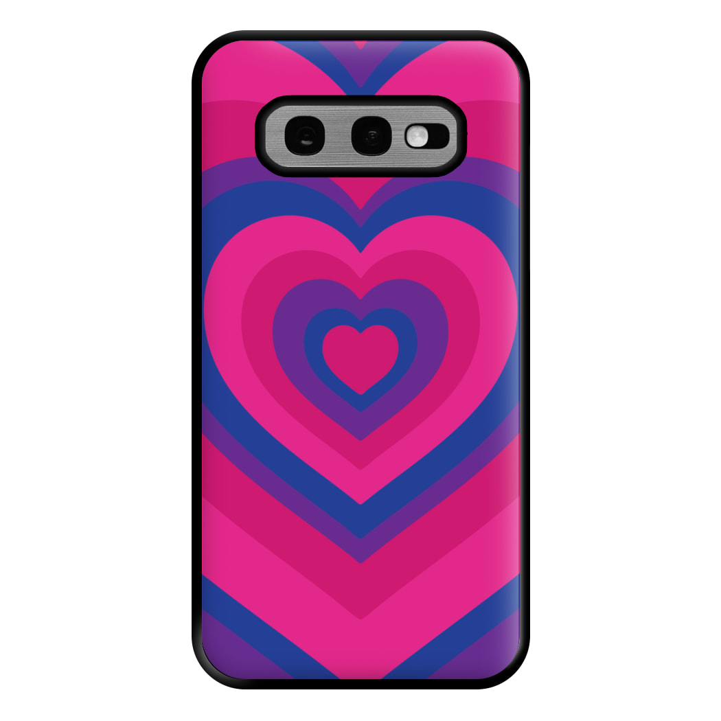 Bisexual Pride Heart Phone Case for Galaxy S10e