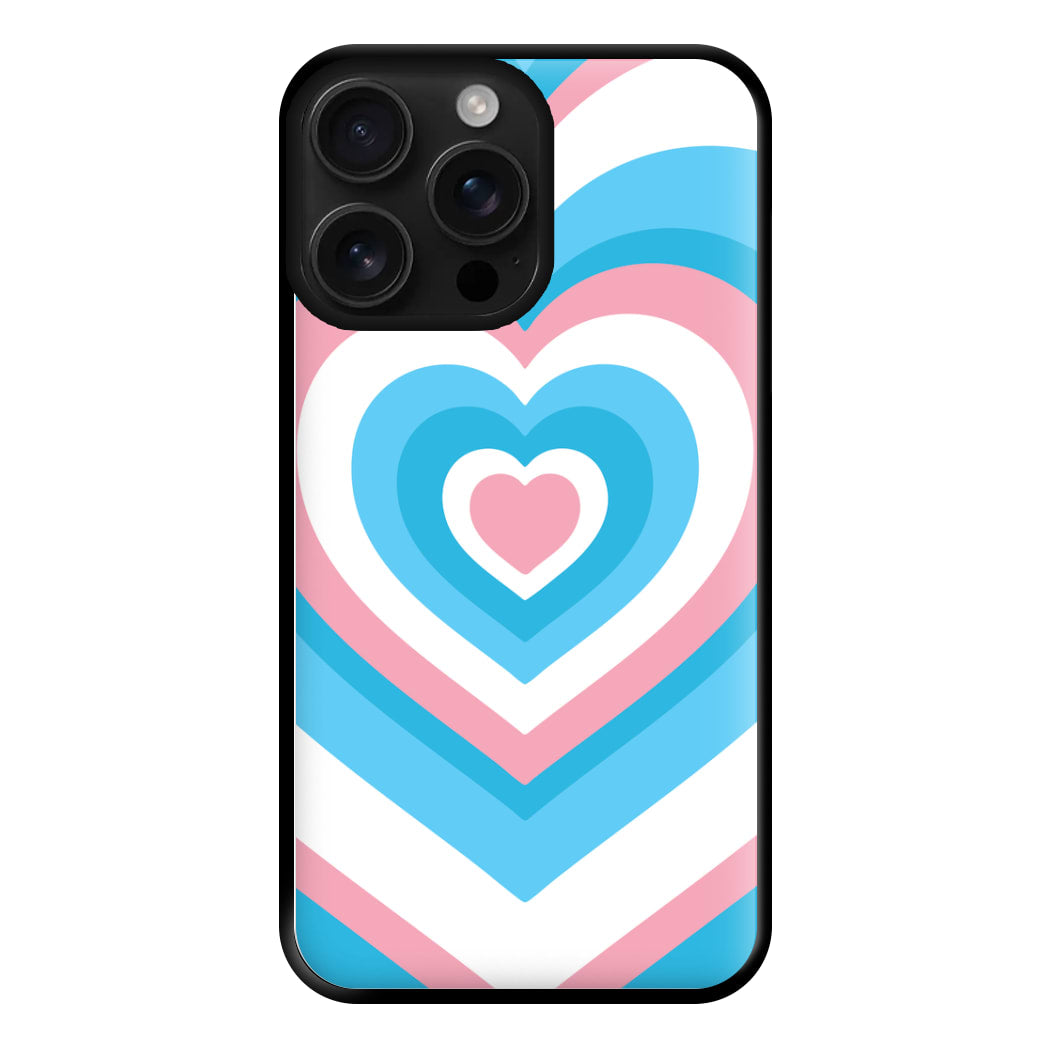 Trans Pride Heart Phone Case