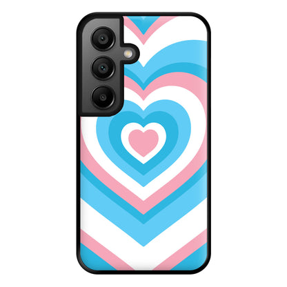 Trans Pride Heart Phone Case for Google Pixel 8