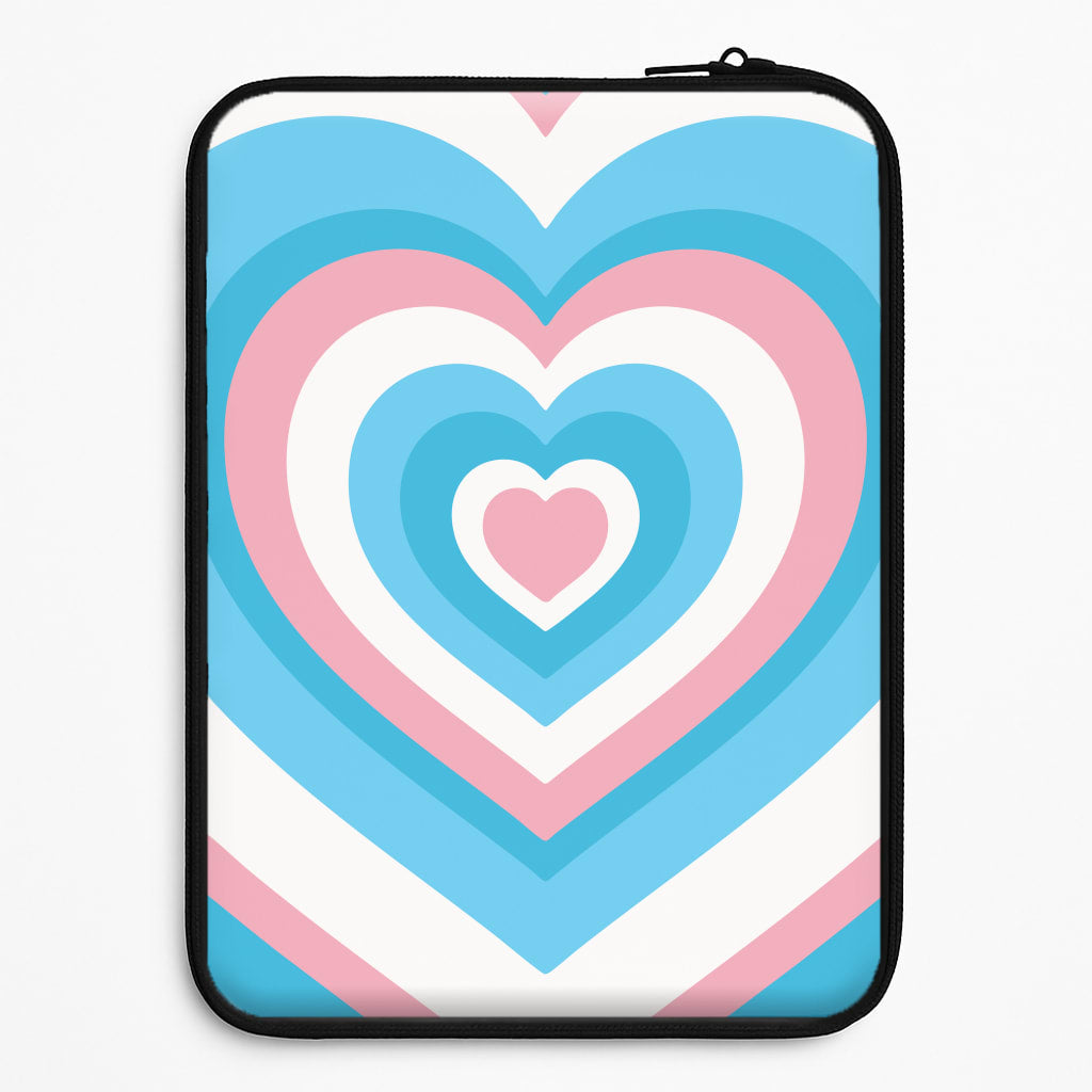 Trans Pride Heart Universal Laptop Sleeve