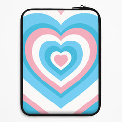 Trans Pride Heart Universal Laptop Sleeve