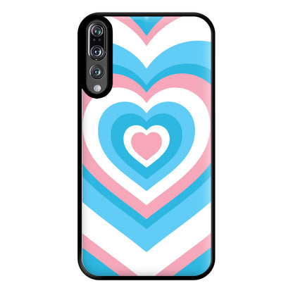 Trans Pride Heart Phone Case for Huawei P20 Pro