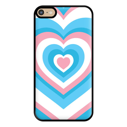 Trans Pride Heart Phone Case for iPhone 6 Plus / 7 Plus / 8 Plus