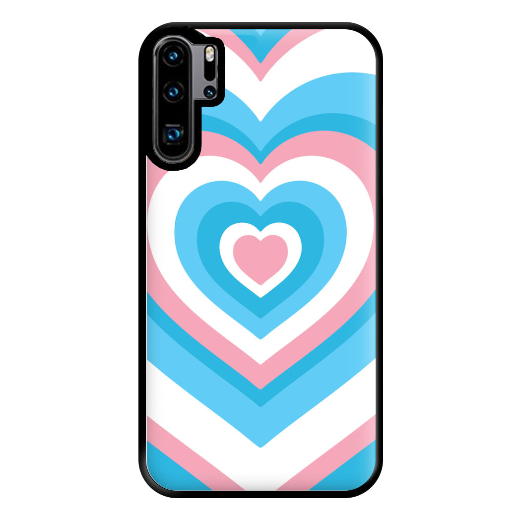 Trans Pride Heart Phone Case for Huawei P30 Pro