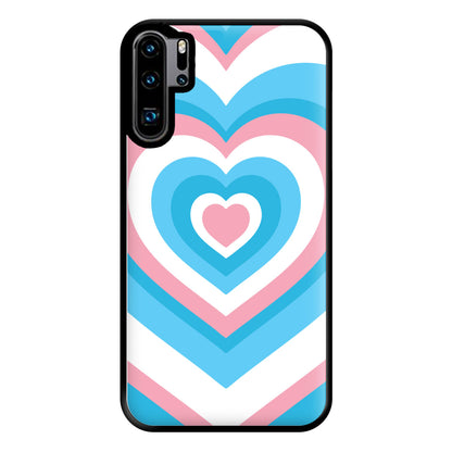 Trans Pride Heart Phone Case for Huawei P30 Pro