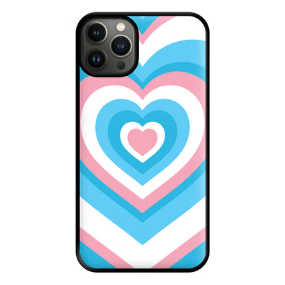 Trans Pride Heart Phone Case for iPhone 13