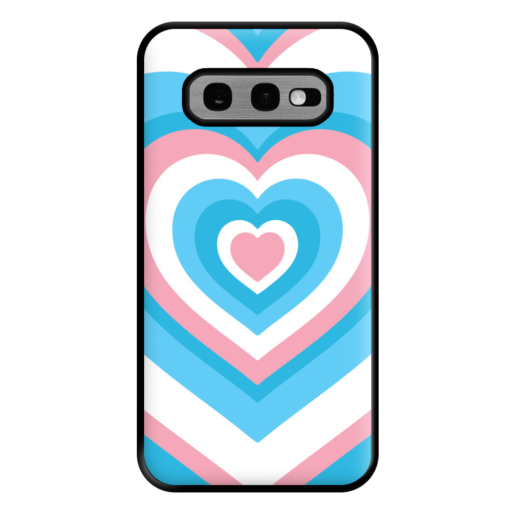 Trans Pride Heart Phone Case for Galaxy S10e