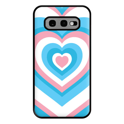 Trans Pride Heart Phone Case for Galaxy S10e