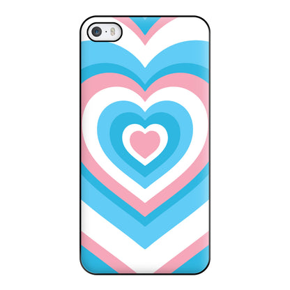 Trans Pride Heart Phone Case for iPhone 5 / 5s / SE 2016