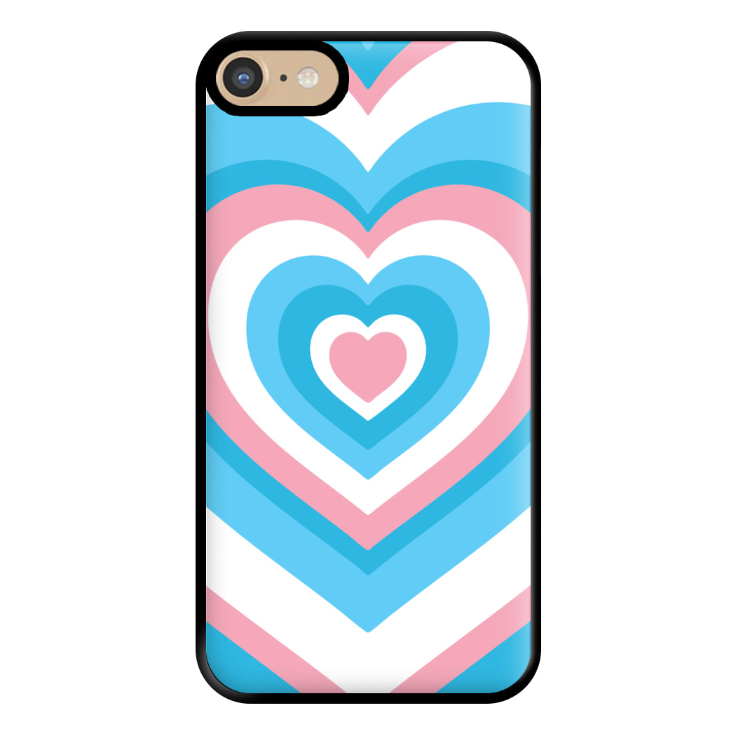 Trans Pride Heart Phone Case for iPhone 6 / 7 / 8 / SE