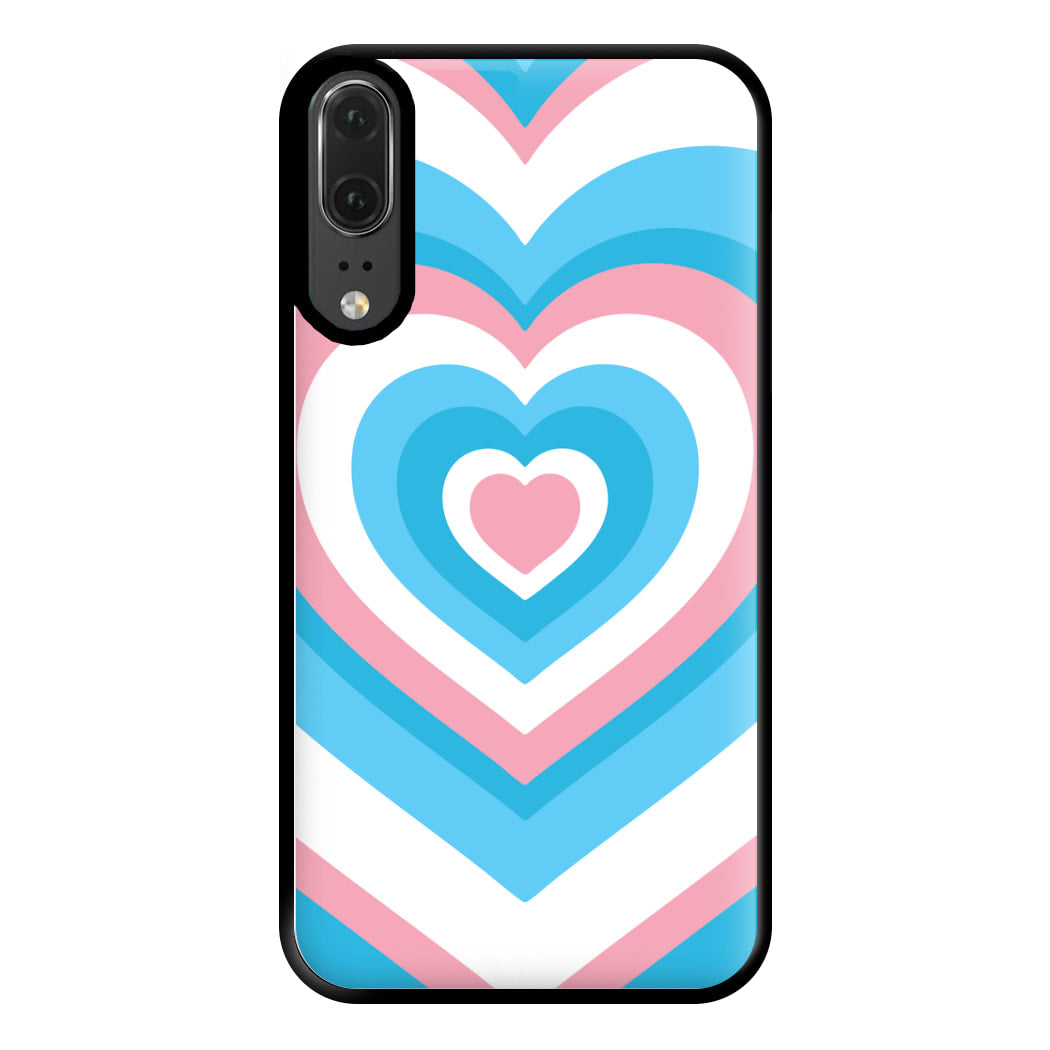 Trans Pride Heart Phone Case for Huawei P20