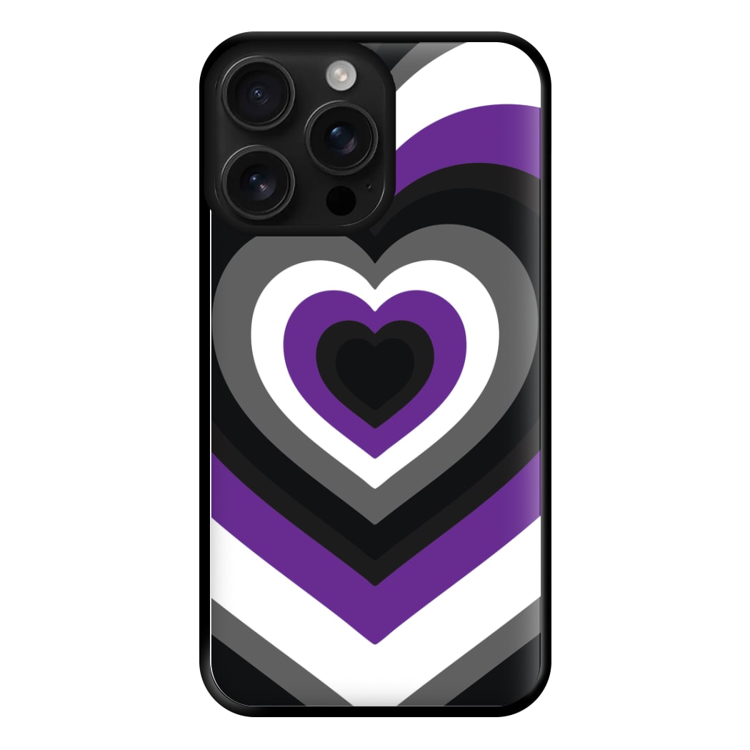 Asexual Pride Heart Phone Case