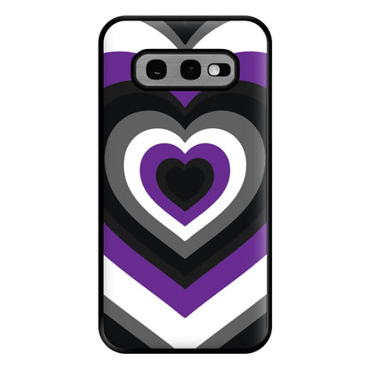 Asexual Pride Heart Phone Case for Galaxy S10e