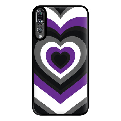 Asexual Pride Heart Phone Case for Huawei P20 Pro