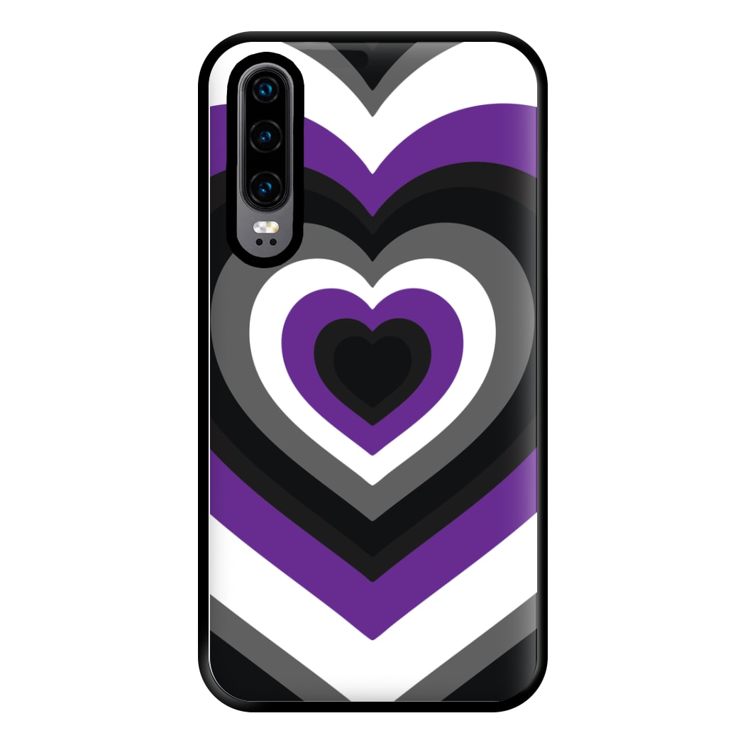 Asexual Pride Heart Phone Case for Huawei P30