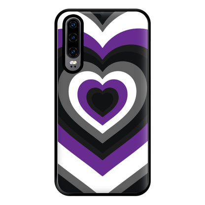 Asexual Pride Heart Phone Case for Huawei P30