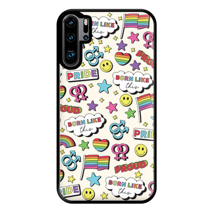 Light Pride Stickers Phone Case for Huawei P30 Pro