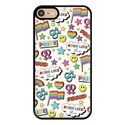 Light Pride Stickers Phone Case for iPhone 6 / 7 / 8 / SE