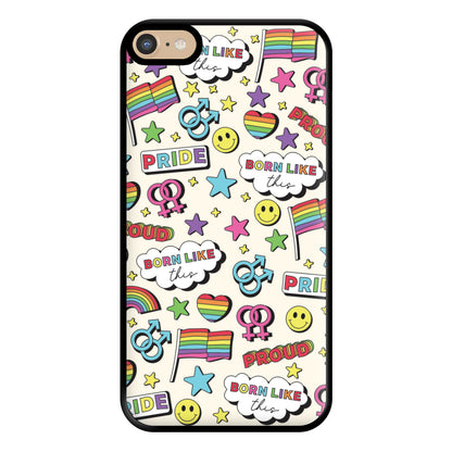 Light Pride Stickers Phone Case for iPhone 6 Plus / 7 Plus / 8 Plus